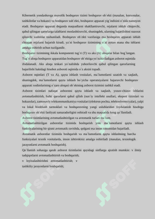 Axborot rizimlari va texnologiyalari 3