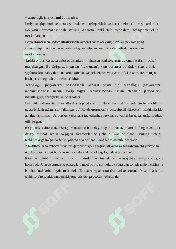 Axborot rizimlari va texnologiyalari 4