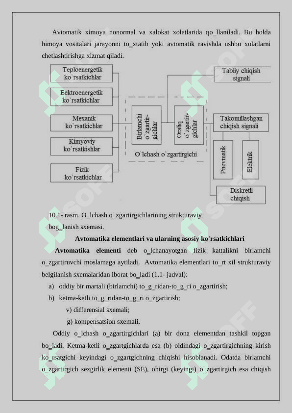 Avtomatlashtirishning MPli vositalarida MP blokining qurilish asoslari 3