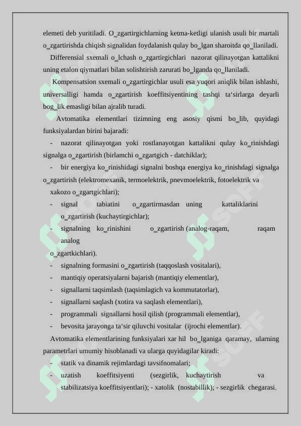 Avtomatlashtirishning MPli vositalarida MP blokining qurilish asoslari 4