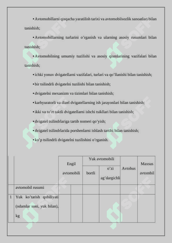 Avtomobillar umumiy tuzilishi 3