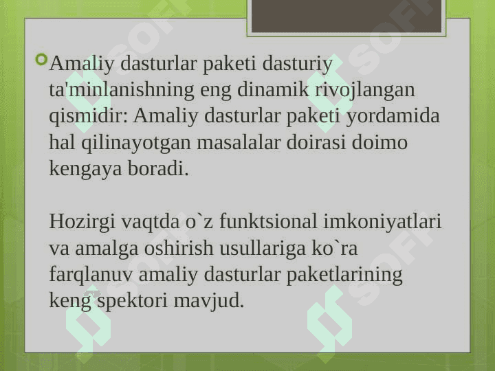 Amaliy dastur paketlari 5