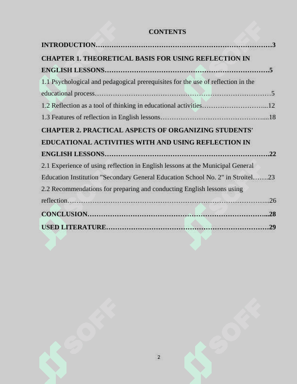 The impact of reflective teaching on the professional development of English language teachers for young learners 2