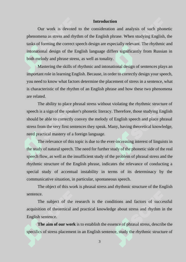 Syllabic structure of the English words 3