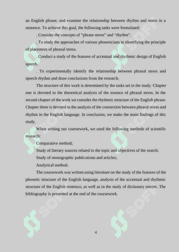 Syllabic structure of the English words 4