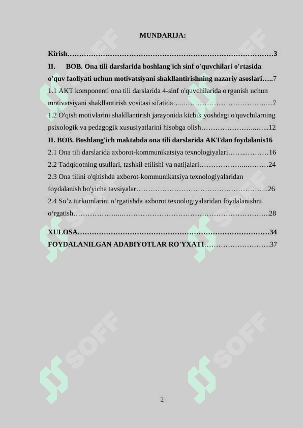 BOSHLANG'ICH SINF ONA TILI DARSLARIDA KONTEKSTIL TA'LIM TEXNOLOGIYASIDAN FOYDALANISH 2
