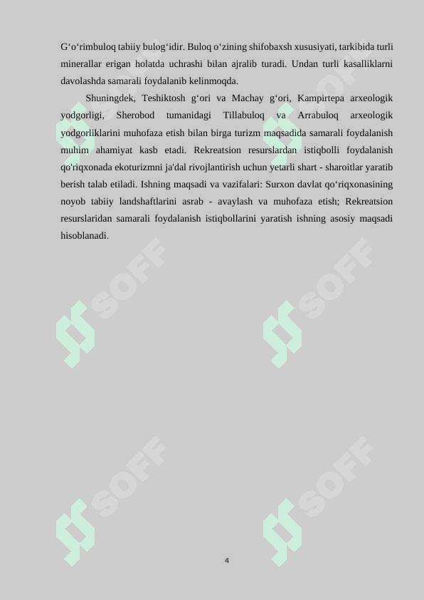“Surxondaryo viloyati rekreatsion resurslari” 4