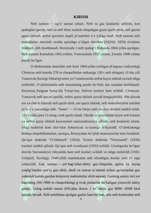 “O`zbekistonda neft va gaz sanoatining rivojlanishi” 3