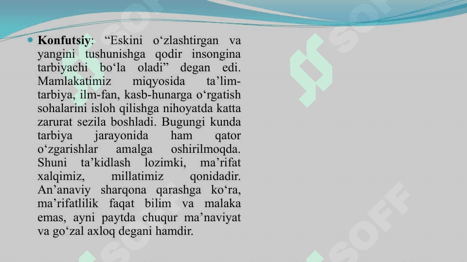 Tarbiya jarayonining psixologik asoslari 8
