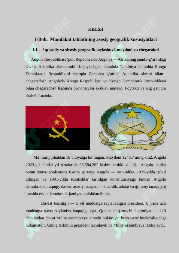 Tanzaniya davlatining iqtisodiy geografik tavsifi 3