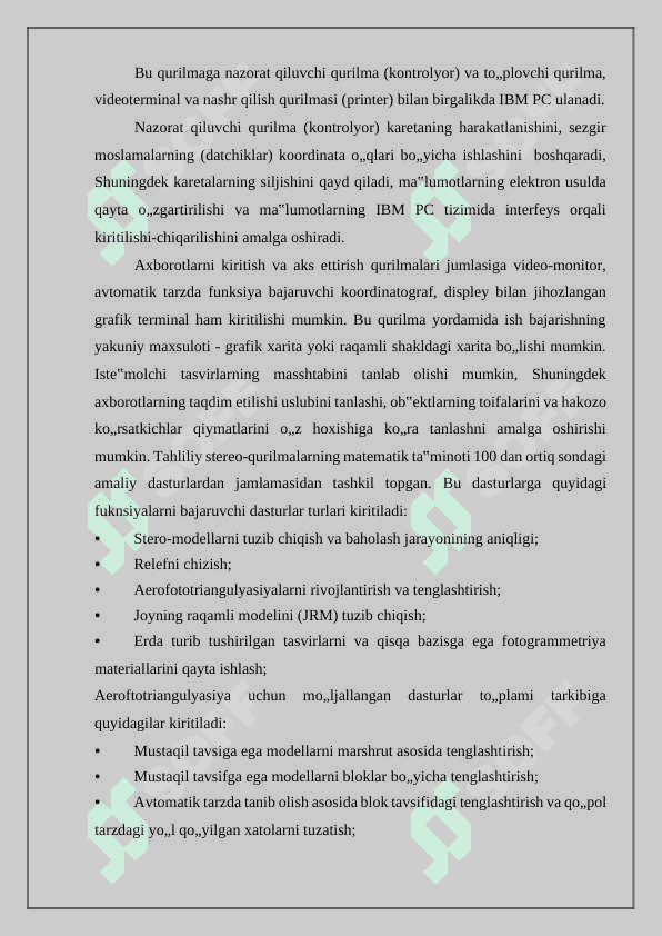 Chet el tajribalari bo'yicha gatni tahlil qilish 4