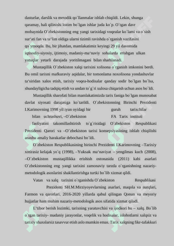 O`zbekiston mustaqillikka erishish ostonasida 6