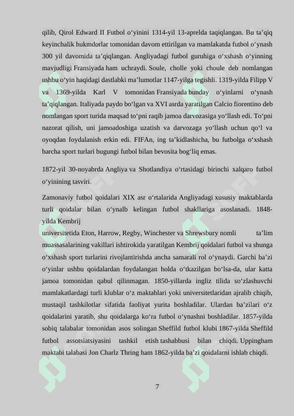 FUTBOLCHILARNI TURLI TAYYORGARLIK TOMONLARINI NAZORAT QILISH 7