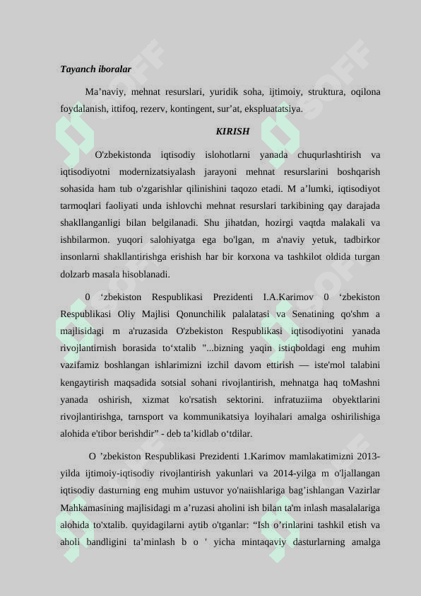 Mehnat resurslari va ularning tarkibi haqida tushuncha 2