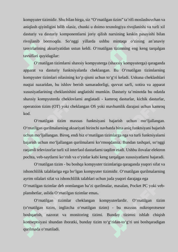O‘rnatilgan tizimlarda quvvat sarfi va energiya samaradorligi 5