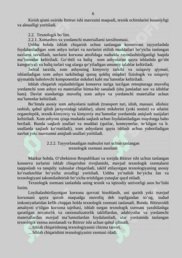 Konservalash texnologiyasi 6