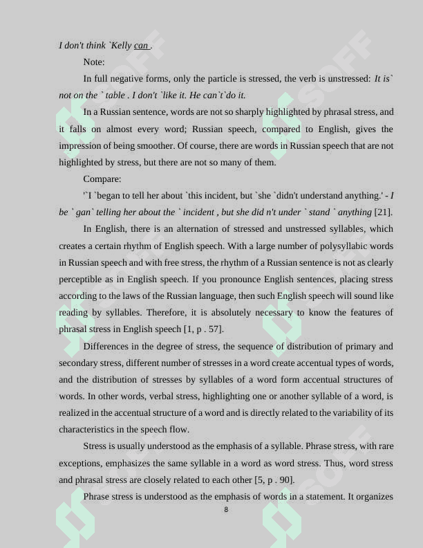 English word stress 8