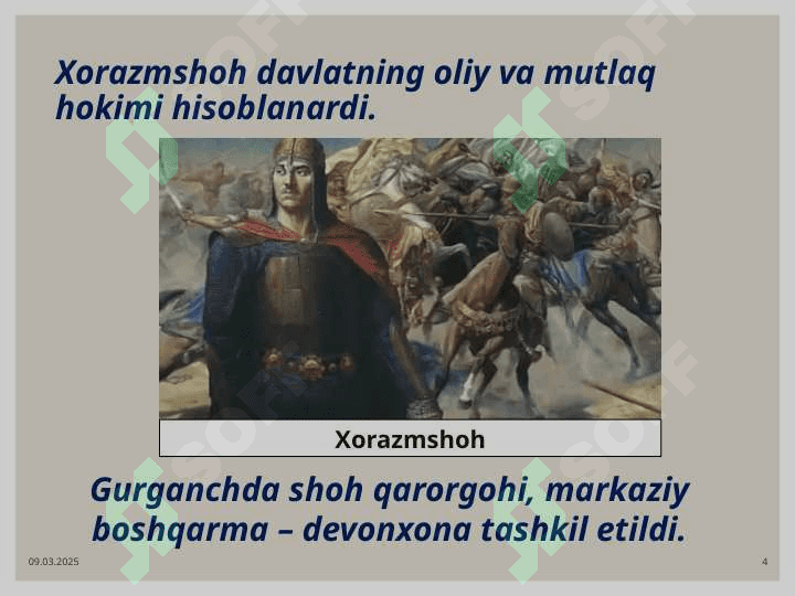 Xorazm davlati va uning yuksalishi 4