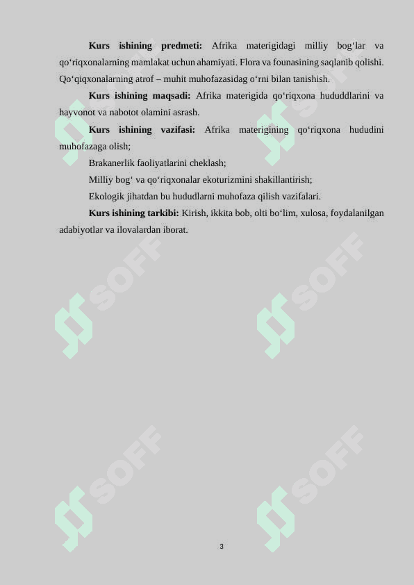 Afrika milliy bog‘lari va uning tabiatni muhofaza qilishdagi ahamiyati 3