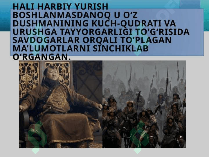 Muhammad Xorazmshohning mamlakat mudofaasiga oid tadbirlari va uning oqibati 3