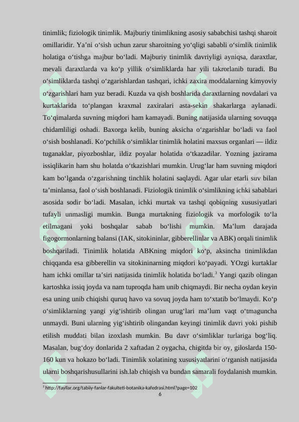 O‘simliklarning harakatlanishi 6