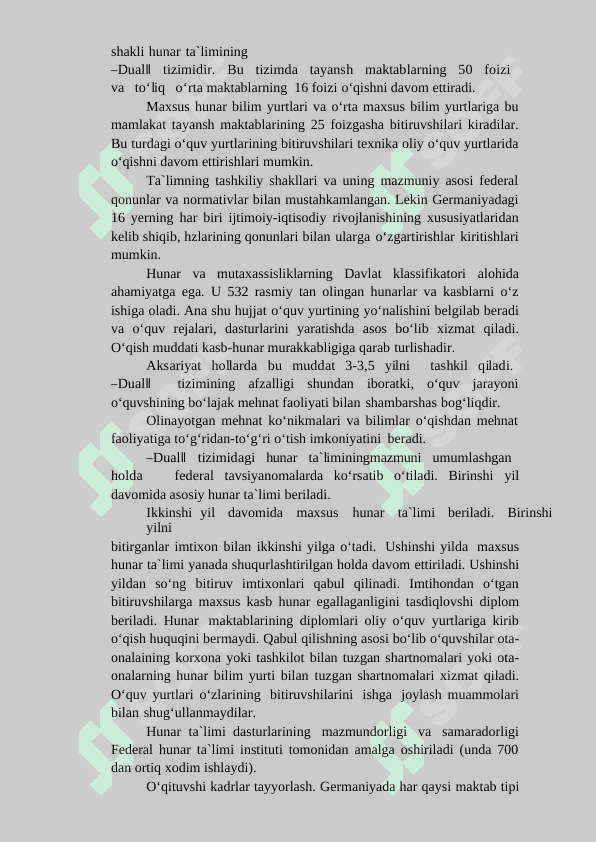 RIVOJLANGAN DAVLATLAR TA’LIM TIZIMINING QIYOSIY  TAHLILI(BOSHLANG’ICH TA’LIM MISOLIDA)” 8