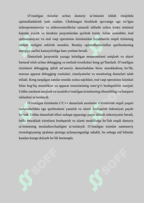 O‘rnatilgan tizimlarda C++ dasturlash asoslari 4