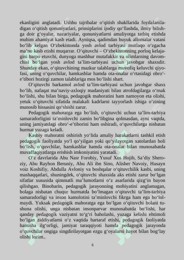 PEDAGOGIK MAHORAT 6