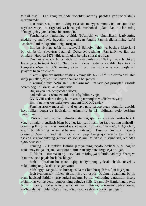 MUSTAQIL O‘ZBEKISTON: RIVOJLANISH YO‘NALISHLARI VA MUAMMOLARI. FANNING PREDMETI, TADQIQOT DOIRASI, MAQSADI VA VAZIFALARI 2
