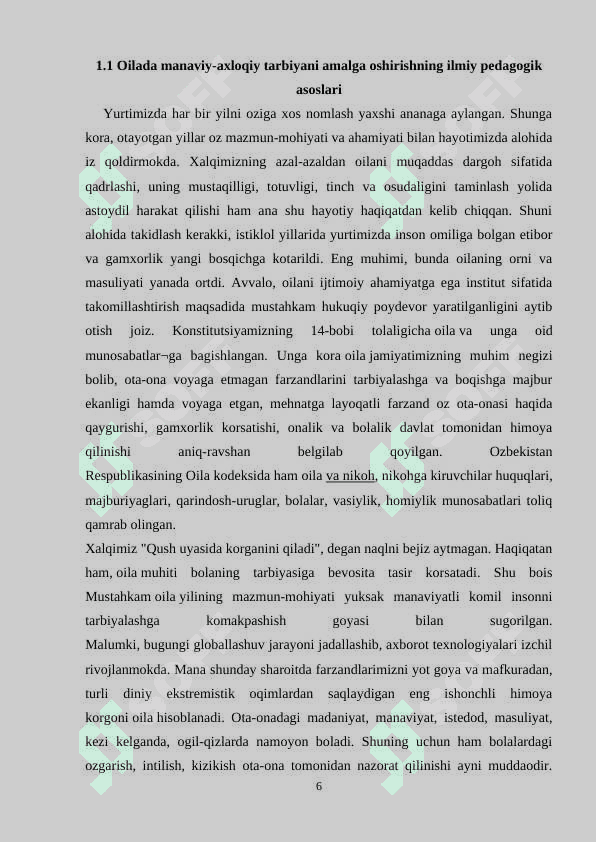 OʻQUVCHILARNI MILLIY QADRIYATLAR ASOSIDA AHLOQIY TARBIYALASHDA OILANING ROLI 6