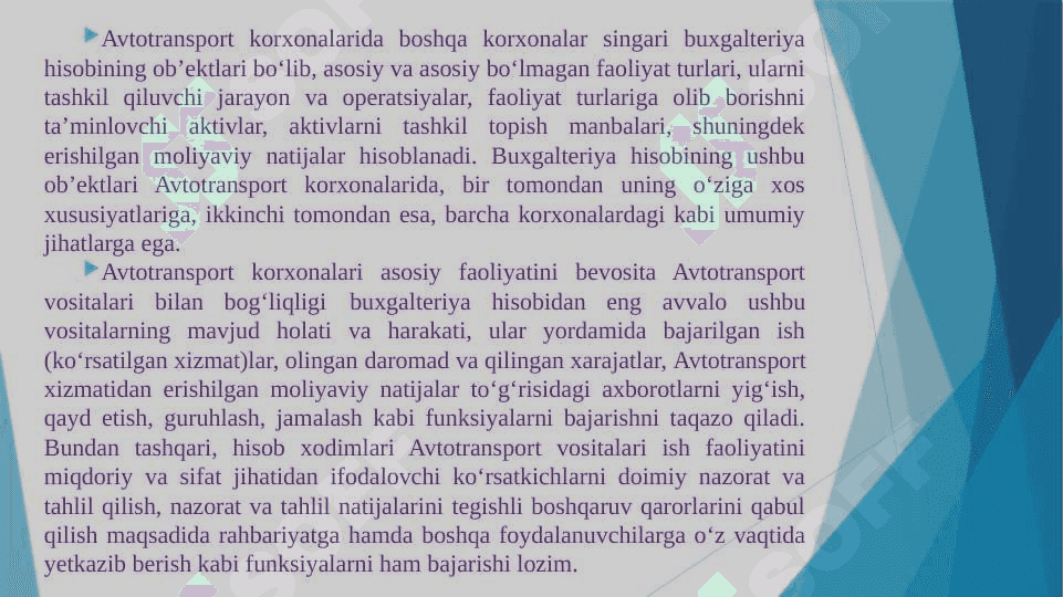 AVTOTRANSPORT KORXONALARIDA ASOSIY VOSITALAR HISOBI 4