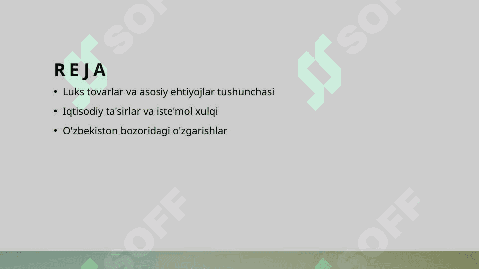Past toyifali oliy toyifali va birlamchi ehtiyoj tovarlar 2