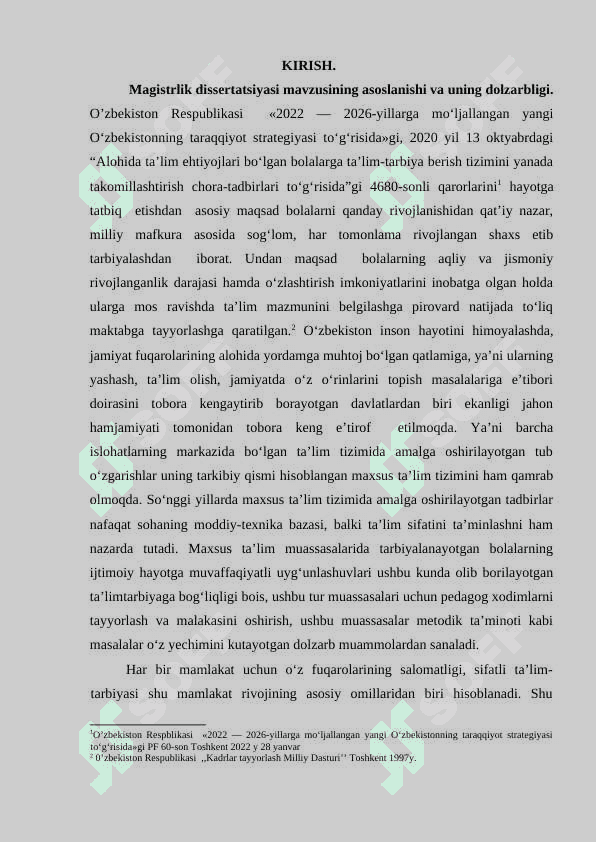 “7-9 yoshli serebral falajli(BSF) bolalarning boshlang'ich  ko‘nikmalarini logopedik ish jarayonida shakllantirish” 2