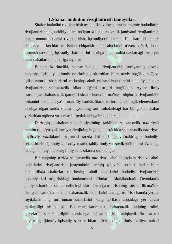 SHAHARLARNING RAYON VA MAJMUA HOSIL QILISH FUNKSIYASI 5