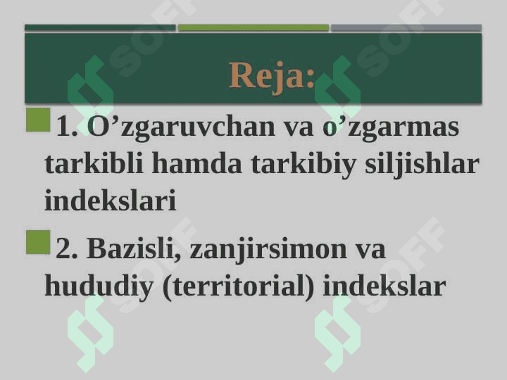 Iqtisodiy malumotlarning statistik tabiati 2