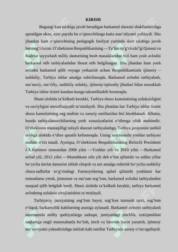 Jamoaning shaxs tarbiyasiga ta’siri” mavzusini muammoli vaziyatlar orqali o’qitish metodikasi 2