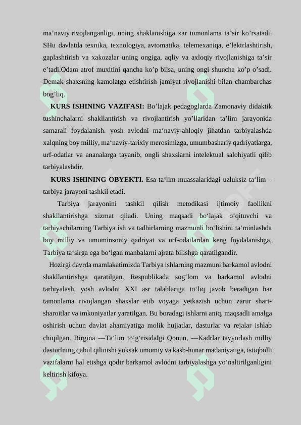 Jamoaning shaxs tarbiyasiga ta’siri” mavzusini muammoli vaziyatlar orqali o’qitish metodikasi 4