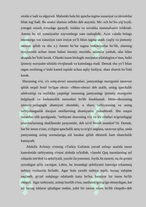 Jamoaning shaxs tarbiyasiga ta’siri” mavzusini muammoli vaziyatlar orqali o’qitish metodikasi 8