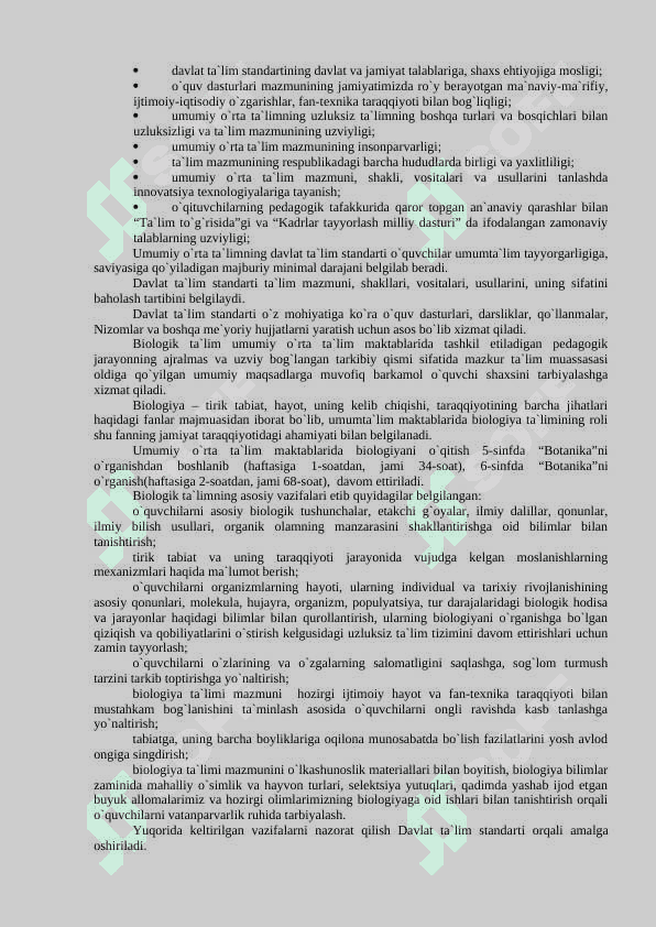 Biologiya oqitish metodikasidan lab mashgulotlari 3