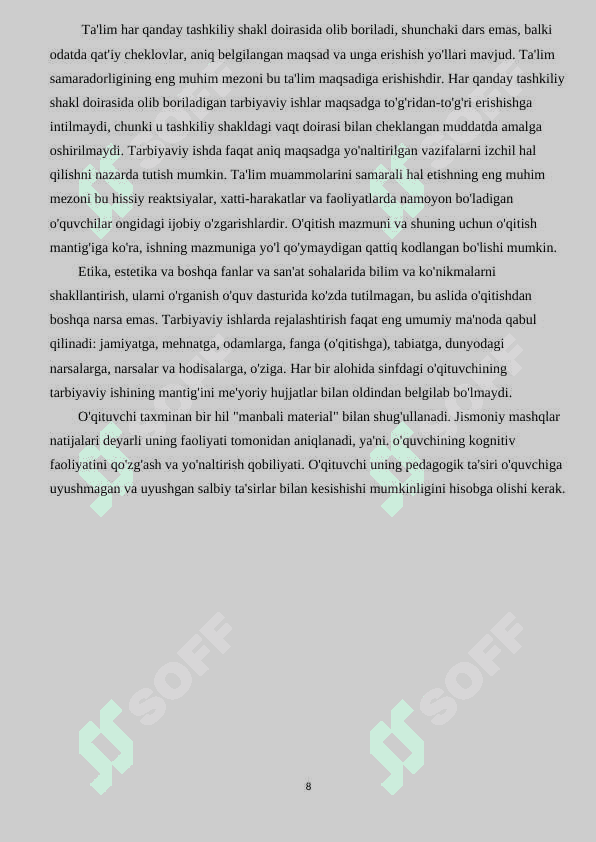 Maktabgacha ta’im tashkilotlarida ta’lim dasturlarini ishlab chiqish 8