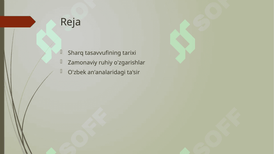 Yangi davr Sharq tasavvufi 2