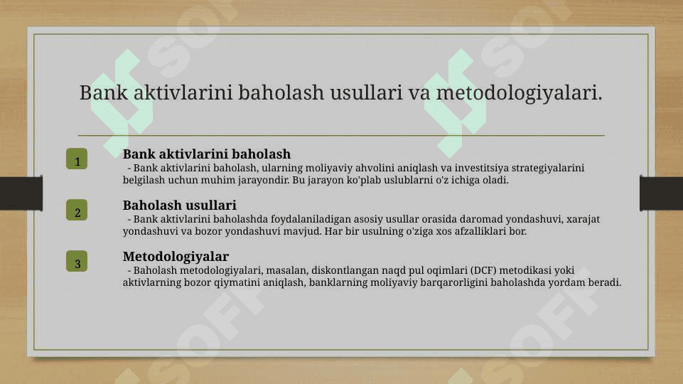 Banklarning aktiv operatsiyalari va hisobi 4