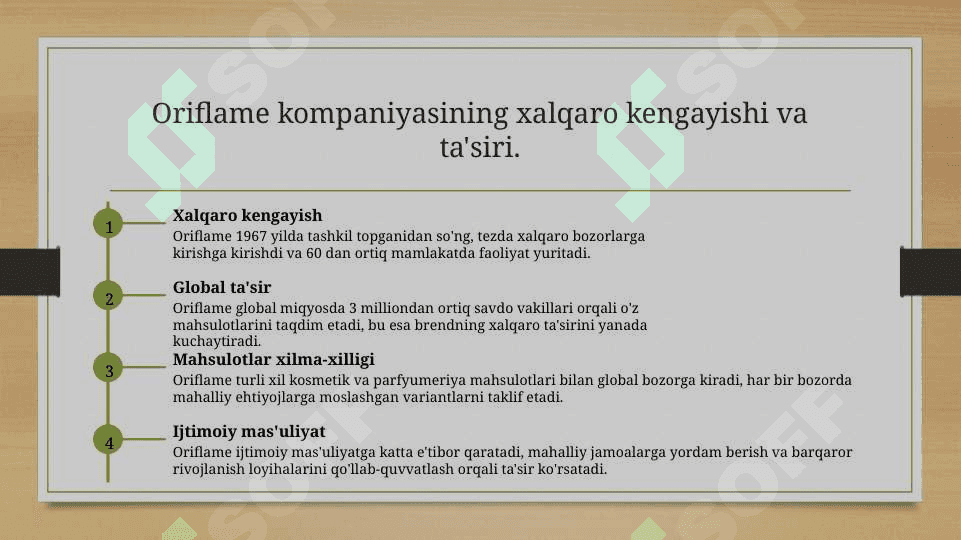 Oriflame kompaniyasi 7