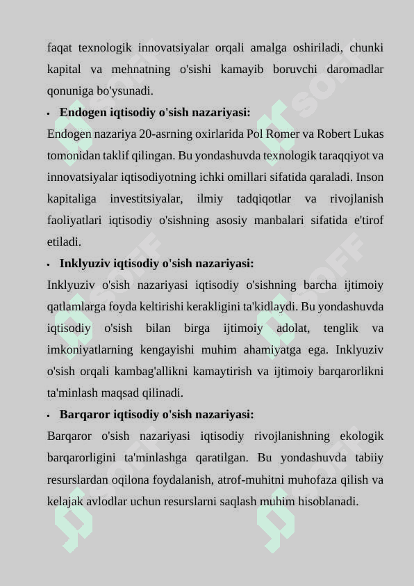 Iqtisodiy o’sishni rag’batlantiruvchi  222 6