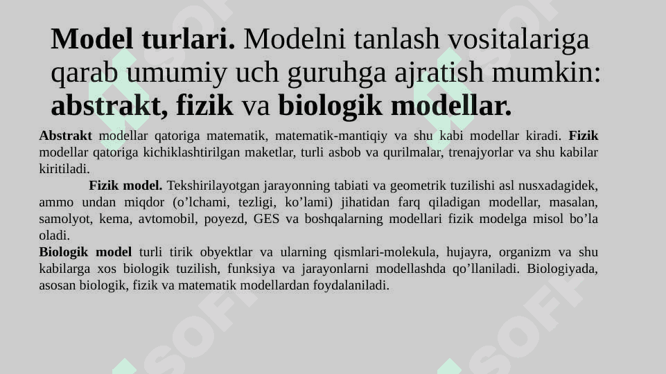 MODELLARNING TUZISH USULLARI 8