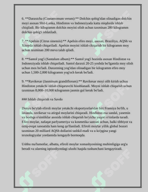Efir moylari ishlab chiqarish usuli va texnologiyasi 3