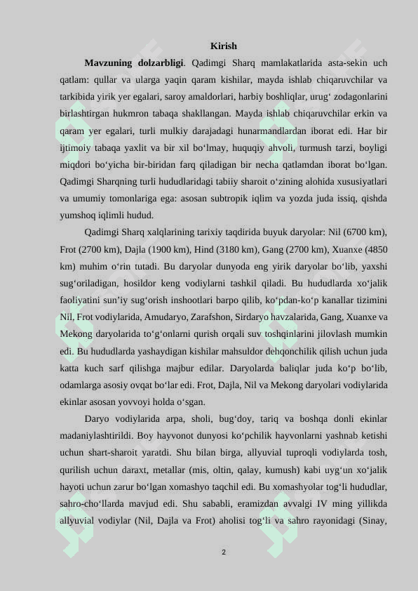 ERON TARIXI  Kurs ishi 2