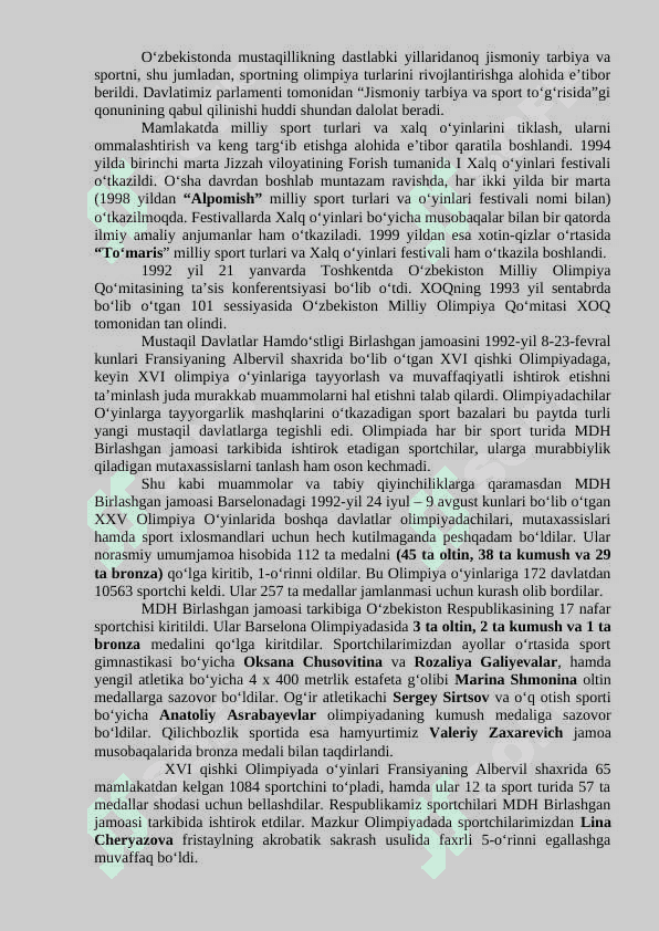 O‘zbekistonda jismoniy tarbiya va sportning rivojlanishi (1920-1990 yy.) 8