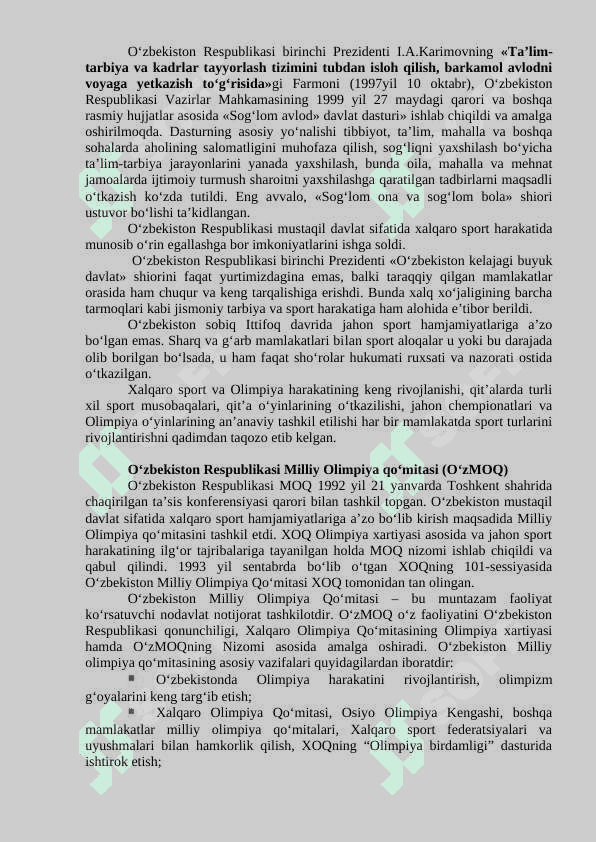 O‘zbekistonda olimpiya harakatining rivojlanishi 4