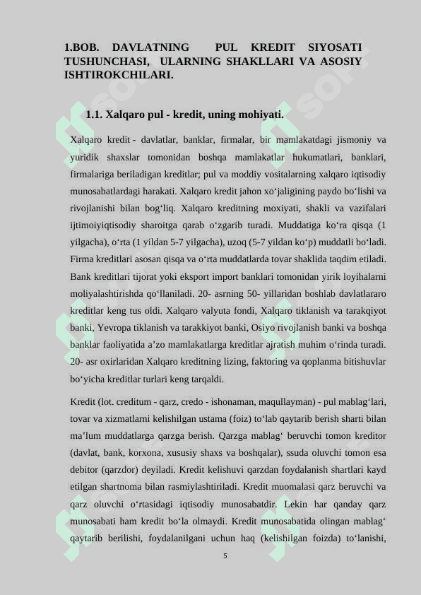 Davlatning pul kredit siyosati: maqsadi va dastaklari 5